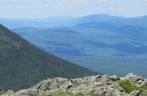 A bela paisagem durante a subida do Mount Washington, ponto mais alto das White Mountains, região de Lincoln, em New Hampshire - Estados Unidos